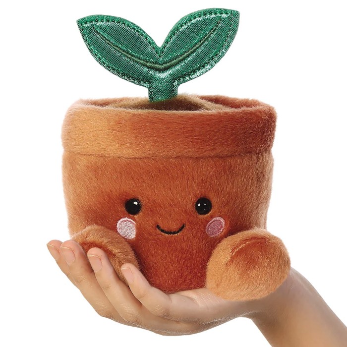 PALM PALS Terra Potted Plant Λούτρινο Φυτό σε Γλάστρα 13εκ