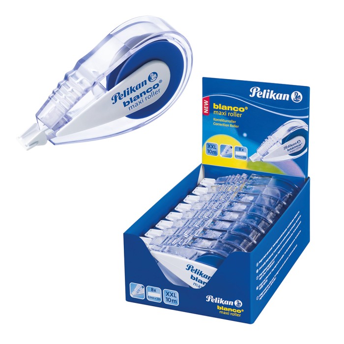 PELIKAN Διορθωτικό (Blanco) Maxi Roller 4.2mmx10m - Συσκευασία 8τμχ