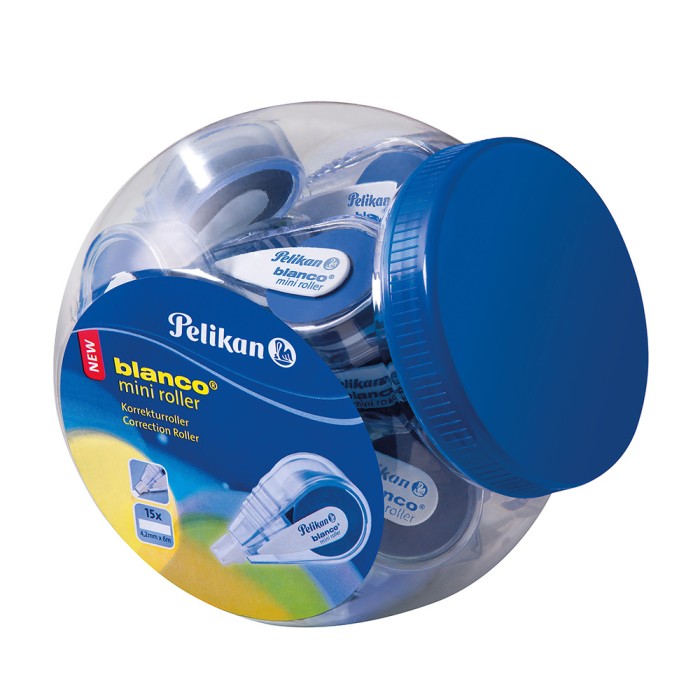 PELIKAN Διορθωτικό (Blanco) Mini Roller 4.2mm X 6m Candy - Μπάλα με 15τμχ