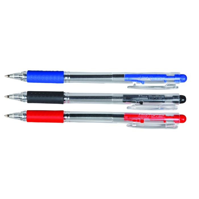 Ball pen LINC Tip Top Grip/κόκκινο, 50τμχ