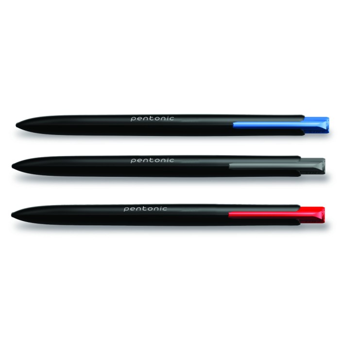 Ball pen LINC Pentonic με Κλιπ Switch/μαύρο, κουτί 10τμχ