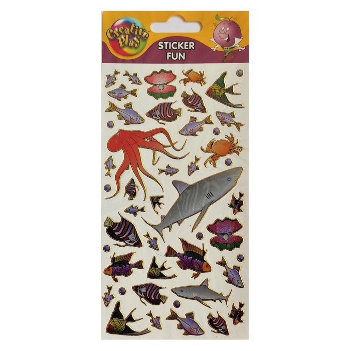 Σετ Αυτοκόλλητα Laser Glitter Undersea World