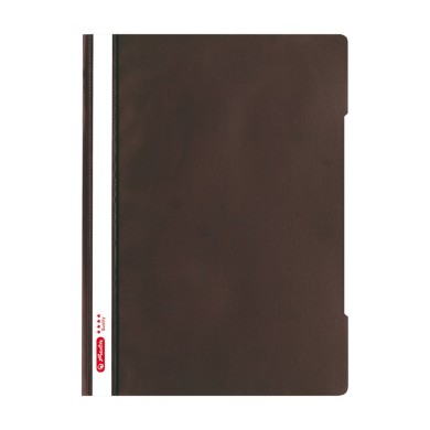 HERLITZ Quality Ντοσιέ με Έλασμα Ενισχυμένο Α4 PP Καφέ - Συσκευασία 10τμχ
