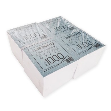 Κύβος Λευκός Κολλητός 9Χ9εκ, 1000 Φύλλα