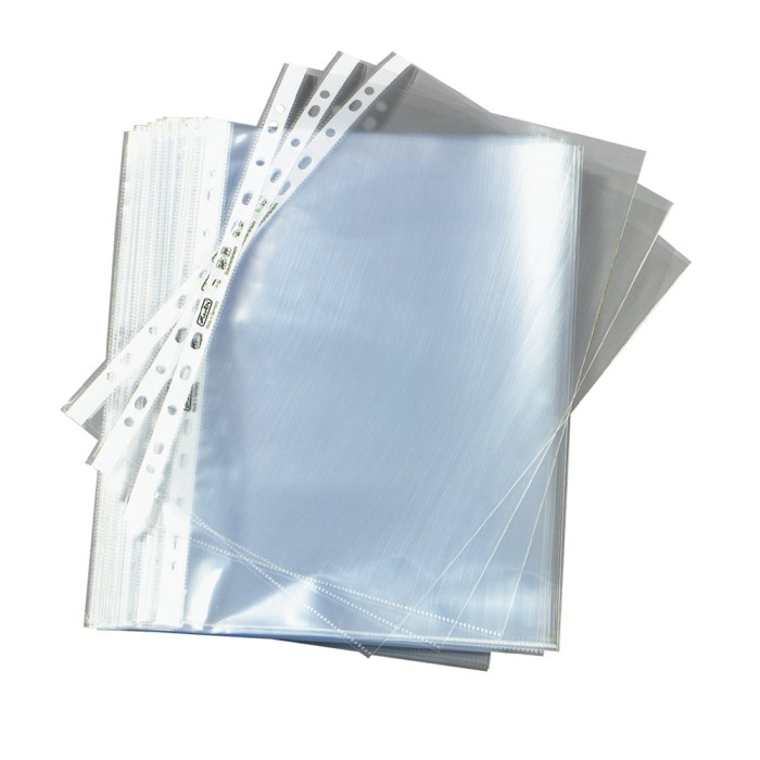 HERLITZ Ζελατίνες Crystal Clear 60mic - Πακέτο με 100τμχ