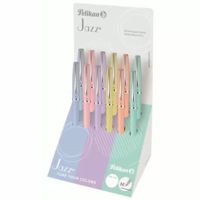 PELIKAN Στυλό Jazz Pastel K36 σε Προθήκη 12τμχ