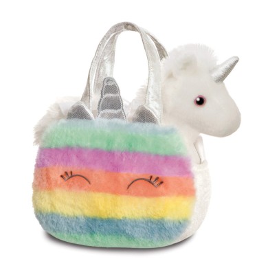 FANCY PALS Rainbow Unicorn Λούτρινο Μονόκερος σε Τσαντάκι 20εκ