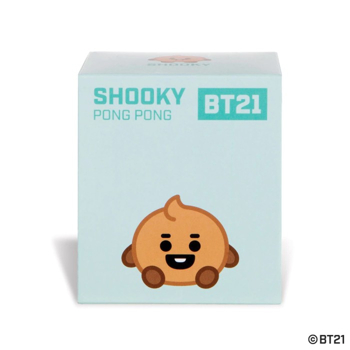 Λούτρινο Κουκλάκι σε Συσκευασία Δώρου BT21 Shooky Baby Pong Pong 5εκ
