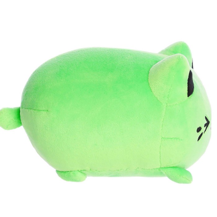 TASTY PEACH Toxic Green Meowchi Λούτρινη Γάτα 9εκ