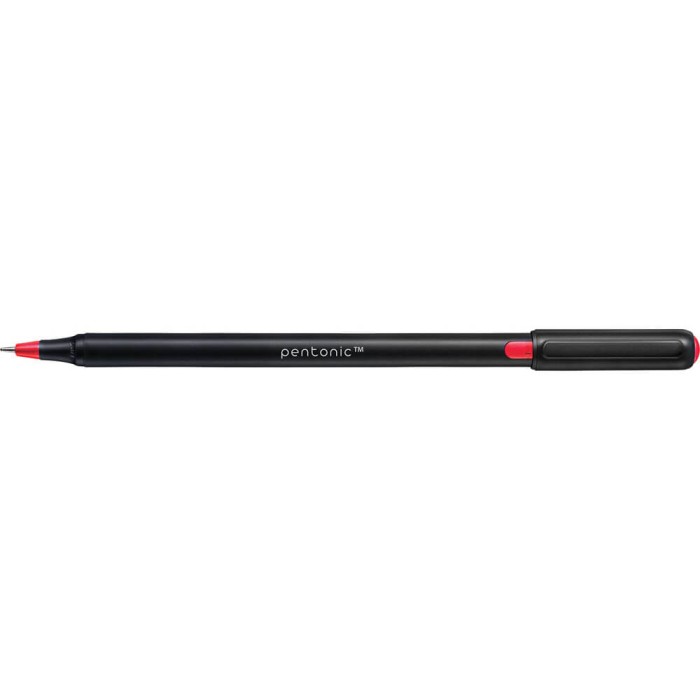 Ball pen LINC Pentonic/Μπλε-Μαύρο-Κόκκινο, 0.70mm, Θήκη 100τμχ για Πύργο
