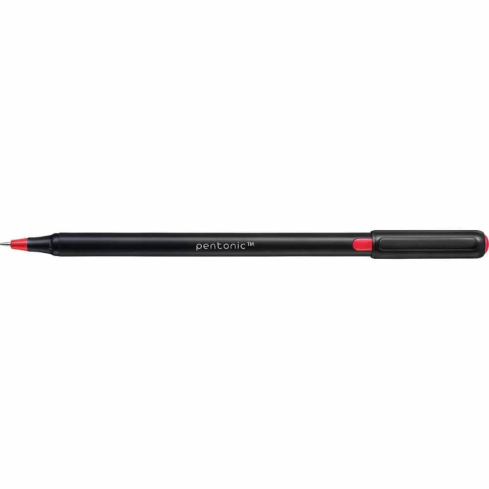 Ball pen LINC Pentonic/μπλε-μαύρο-κόκκινο, 0.70mm, Περιστρεφόμενη Θήκη 50τμχ