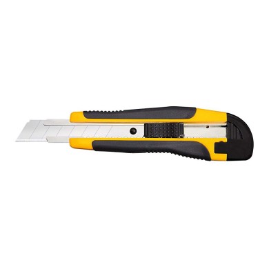 WEDO Πλαστικό Κοπίδι Allround με Λαστιχένια Λαβή 18mm + 2 Ανταλλακτικά