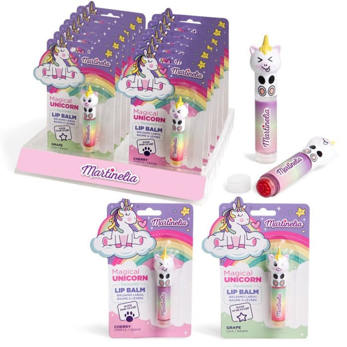 MAGICAL UNICORN Lip Balm 1.8gr σε 2 Γεύσεις, με Σφραγίδα