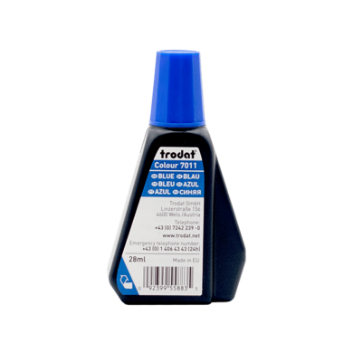TRODAT Μελάνι Ταμπόν 28ml 7011 Μπλε