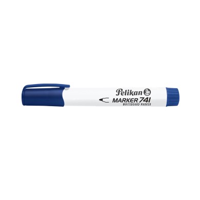 PELIKAN Μαρκαδόρος Ασπροπίνακα 741F Μπλε - Συσκευασία 10τμχ