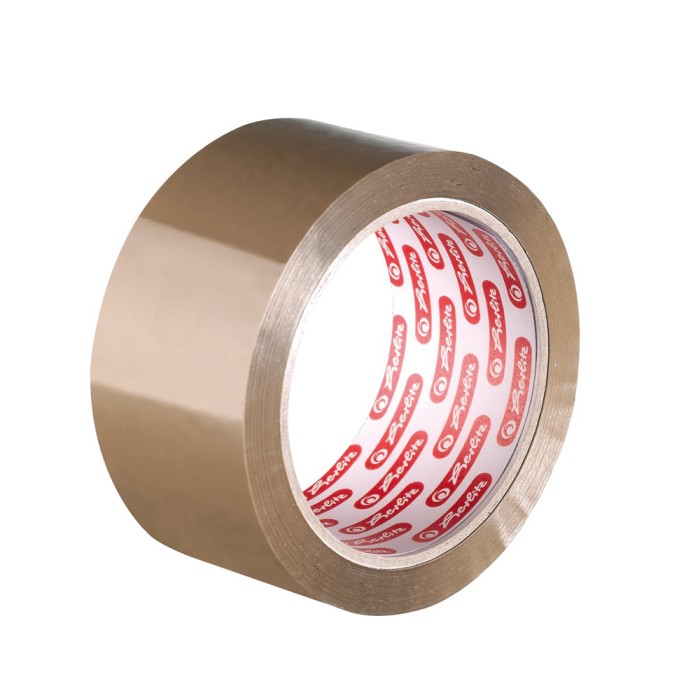 HERLITZ Κολλητική Ταινία Συσκευασίας 66Χ50mm Καφέ - Συσκευασία 6τμχ