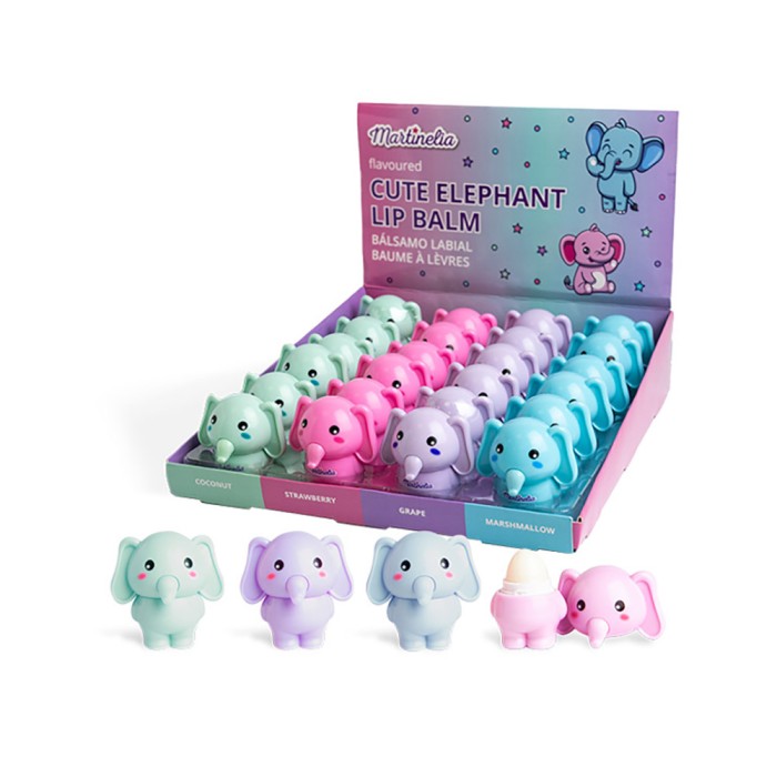 Lip Balm 5,7gr CUTE ELEPHANT, σε 4 Γεύσεις