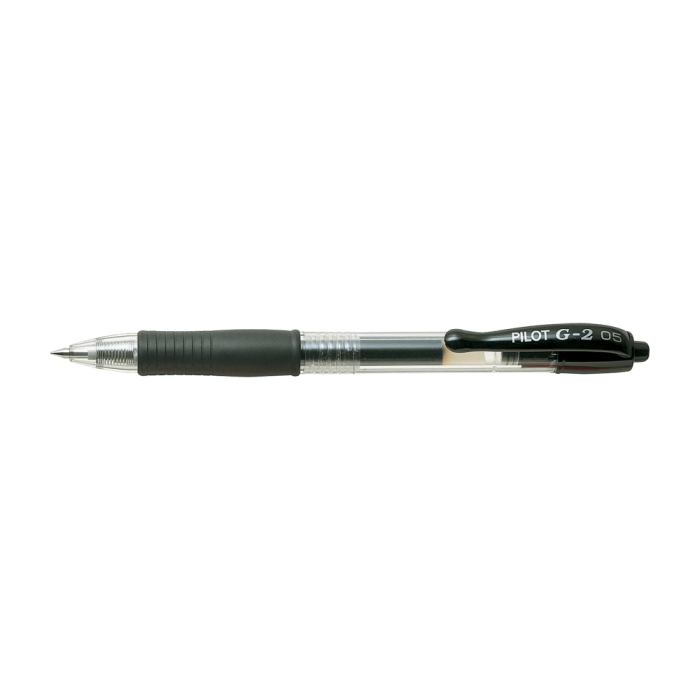 Στυλό Gel 0.5mm Fine PILOT G-2 Μαύρο, σε Κουτί 12τμχ