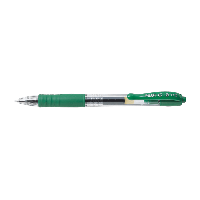 Στυλό Μπίλιας 0.5mm PILOT G-2 Πράσινο, σε Κουτί 12τμχ