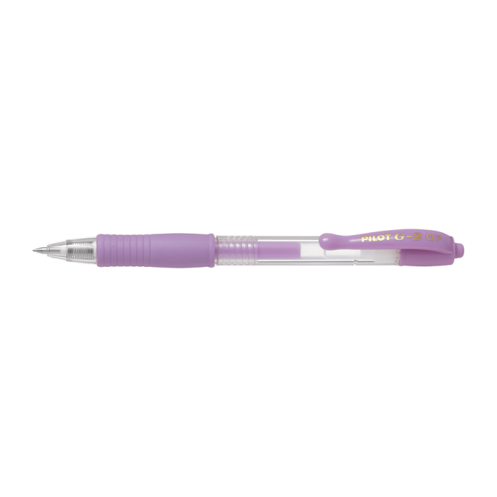 Στυλό Gel 0.7mm PILOT G-2 Παστέλ Μωβ, σε Κουτί 12τμχ