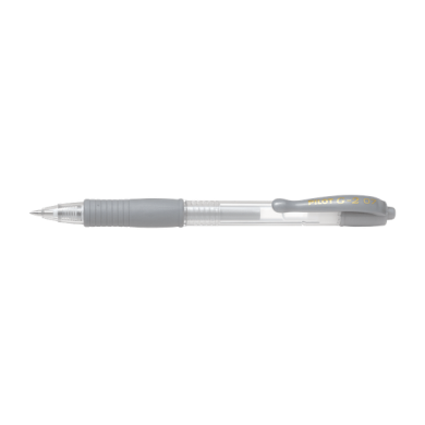 Στυλό Gel 0.7mm PILOT G-2 Ασημί, σε Κουτί 12τμχ
