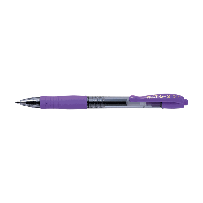 Στυλό Μπίλιας 0.7mm PILOT G-2 Μοβ, σε Κουτί 12τμχ