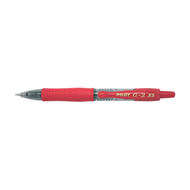 Στυλό Τζελ 0.7mm Medium PILOT G-2 PIXIE Κόκκινο, σε Κουτί 12τμχ