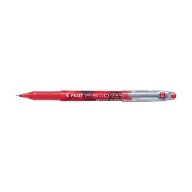 Στυλό Gel 0.5mm PILOT P-500 Κόκκινο, σε Κουτί 12τμχ