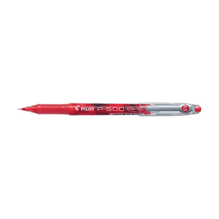 Στυλό Gel 0.5mm PILOT P-500 Κόκκινο, σε Κουτί 12τμχ