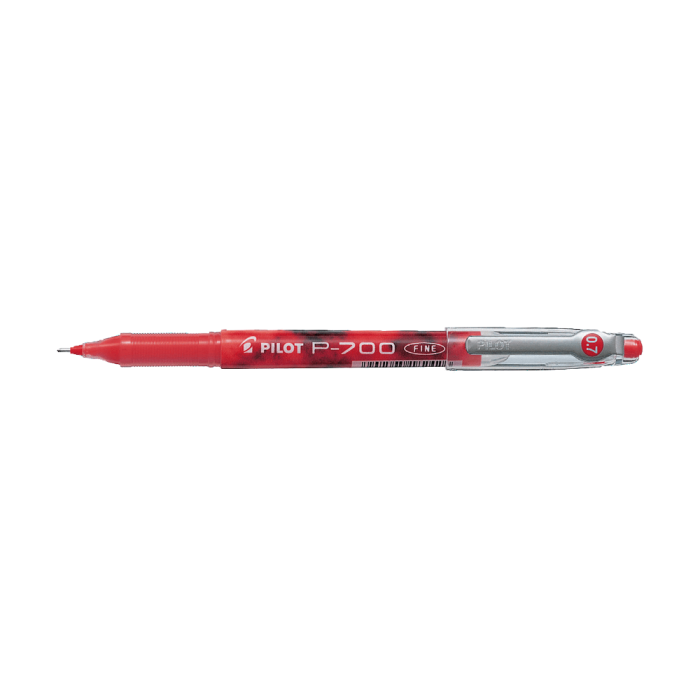 Στυλό  0.7mm PILOT P-700 Κόκκινο, σε Κουτί 12τμχ