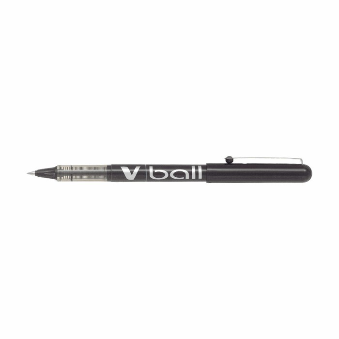 Στυλό Μπίλιας 0.5mm Fine PILOT V-BALL Μαύρο, σε Κουτί 12τμχ