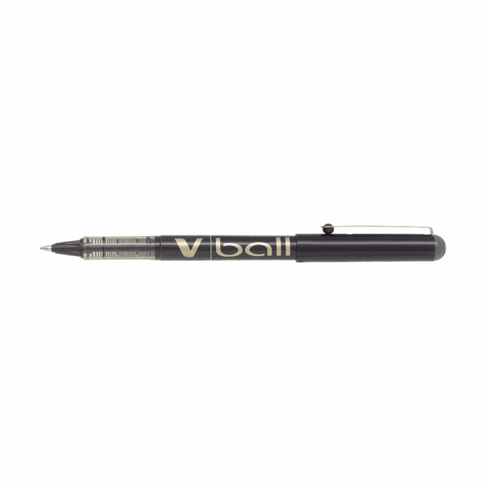 Στυλό Μπίλιας 0.7mm Medium PILOT V-BALL Μαύρο, σε Κουτί 12τμχ
