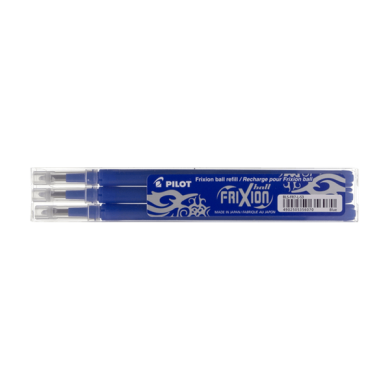 Ανταλλακτικό για Στυλό Μπίλιας 0.5mm Fine PILOT FRIXION Μπλε, σε Κουτί 3X12τμχ