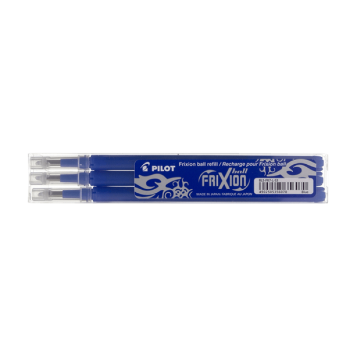 Ανταλλακτικό για Στυλό Μπίλιας 0.5mm Fine PILOT FRIXION Μπλε, σε Κουτί 3X12τμχ