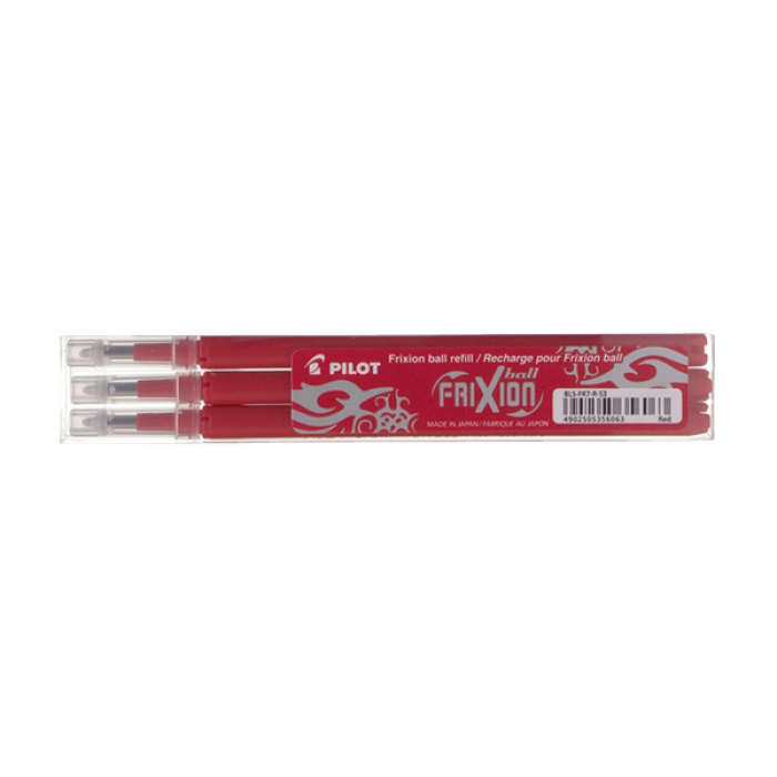 Ανταλλακτικό για Στυλό Μπίλιας 0.7mm Medium PILOT FRIXION Κόκκινο, σε Κουτί 12τμχ