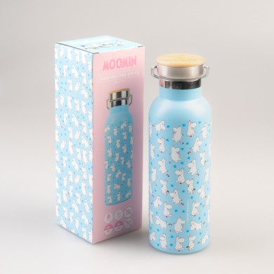 Μεταλλικό Μπουκάλι Θερμός με Λαβή 500ml MOOMIN