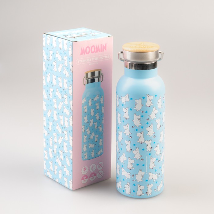 Μεταλλικό Μπουκάλι Θερμός με Λαβή 500ml MOOMIN