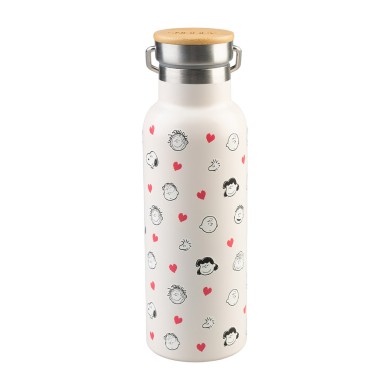 Μεταλλικό Μπουκάλι Θερμός με Λαβή 500ml SNOOPY Love Season