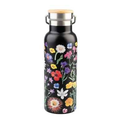 Μεταλλικό Μπουκάλι Θερμός με Λαβή 500ml SLEEPLESS GARDEN