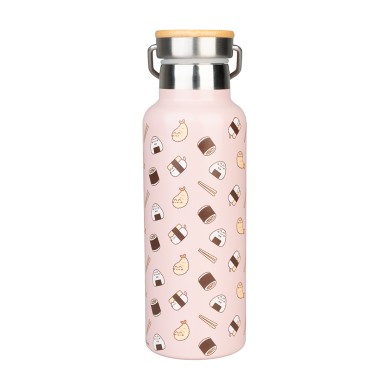 Μεταλλικό Μπουκάλι Θερμός με Λαβή 500ml PUSHEEN Sushi Roll