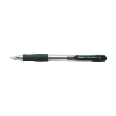 Στυλό Μπίλιας 0.7mm PILOT SUPER GRIP Fine Μαύρο, σε Κουτί 12τμχ