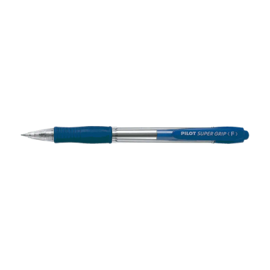 Στυλό Μπίλιας 0.7mm PILOT SUPER GRIP Fine Μπλε, σε Κουτί 12τμχ