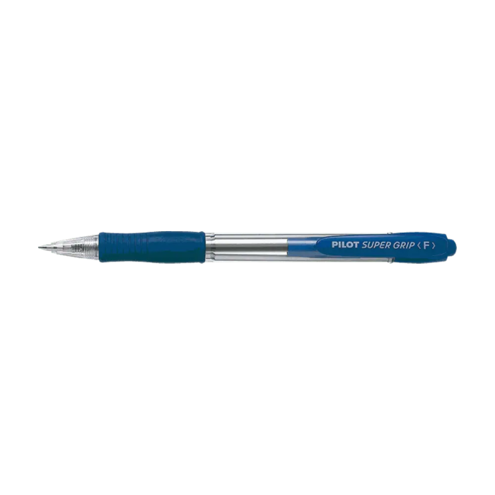 Στυλό Μπίλιας 0.7mm PILOT SUPER GRIP Fine Μπλε, σε Κουτί 12τμχ