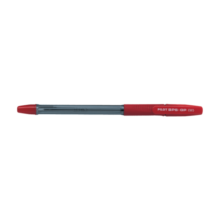 Στυλό Μπίλιας 1.0mm Medium PILOT BPS-GP Κόκκινο, σε Κουτί 12τμχ