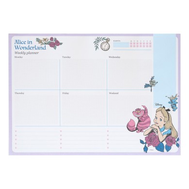 Εβδομαδιαίο Πλάνο Μπλοκ A4/21Χ29εκ DISNEY Alice in Wonderland