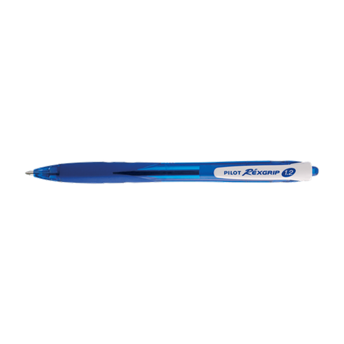 Στυλό Μπίλιας 1.2mm PILOT REXGRIP με Κλιπ Μπλε, σε Κουτί 10τμχ