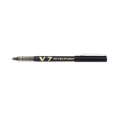 Στυλό Υγρής Μελάνης 0.7mm PILOT V7 HI-TECPOINT Μαύρο, σε Κουτί 12τμχ