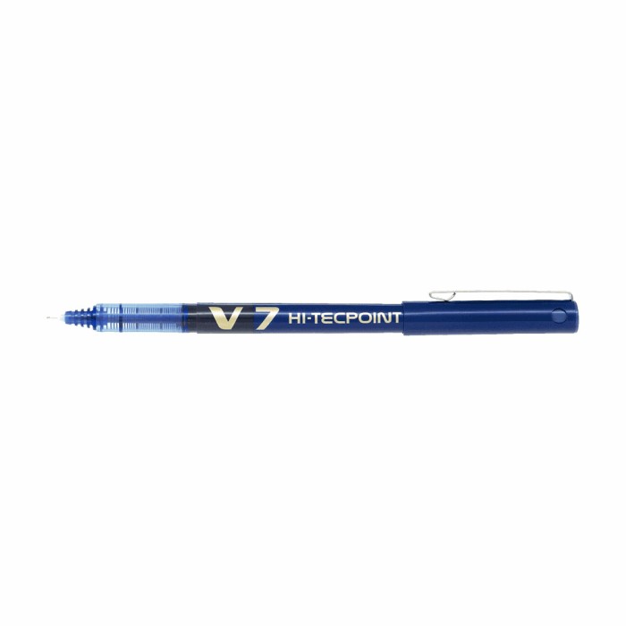 Στυλό Υγρής Μελάνης 0.7mm PILOT V7 HI-TECPOINT Μπλε, σε Κουτί 12τμχ