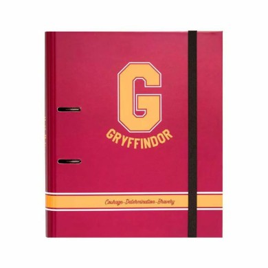 Premium Κλασέρ 2 κρίκων με Λάστιχο HARRY POTTER Gryffindor