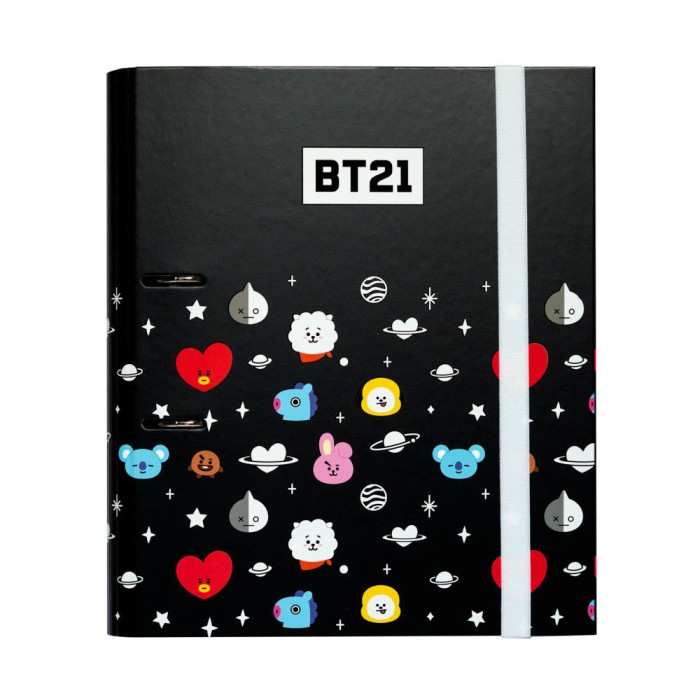 Premium Κλασέρ 2 κρίκων με Λάστιχο BT21